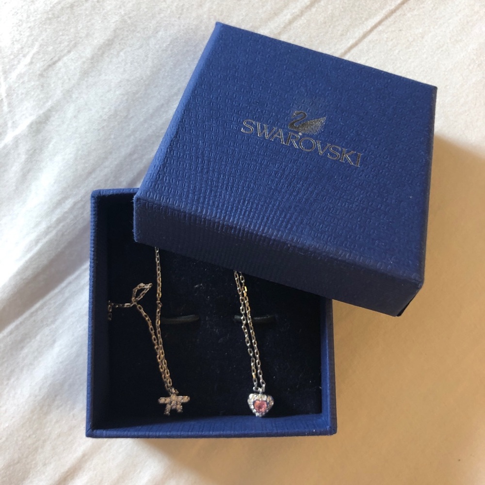 Swarovski stackable adjustable necklaces